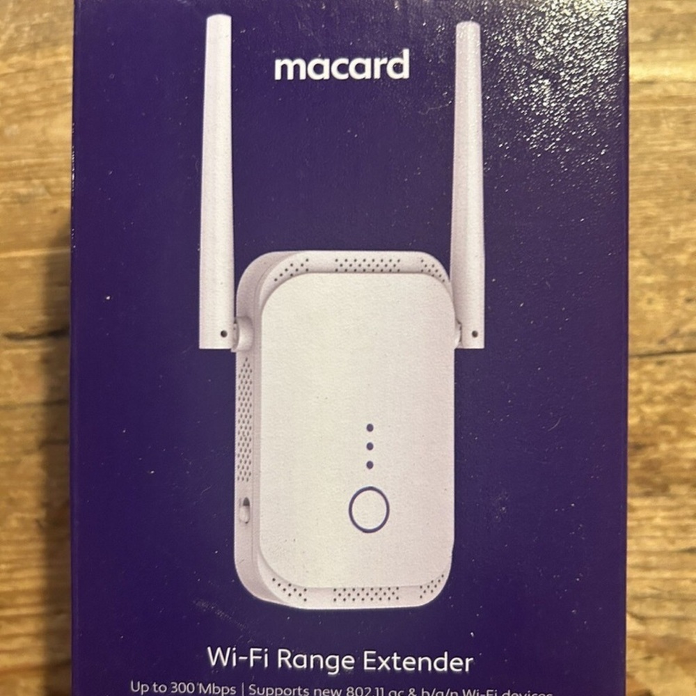 Macard White Wi-Fi Range Extender